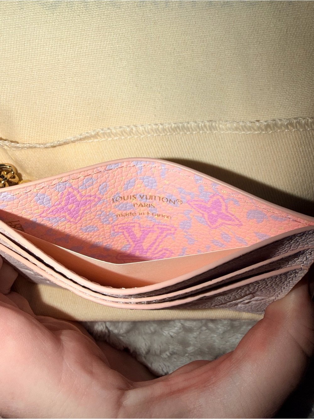 Louis Vuitton “Sweet lavender” Monogram Leather Card Holder - Picture 6 of 7